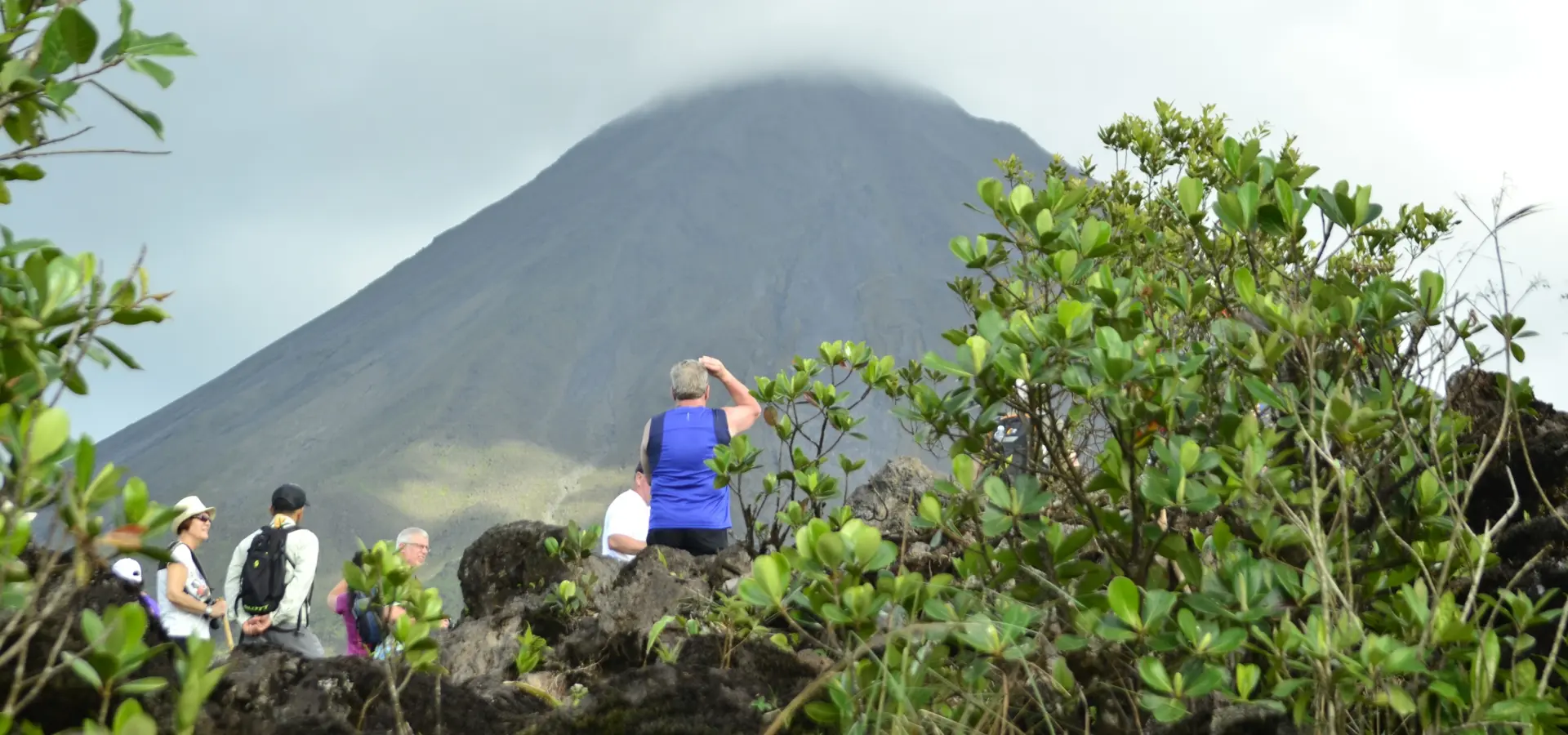 Blue pass arenal volcano hike 1968 trail 3
