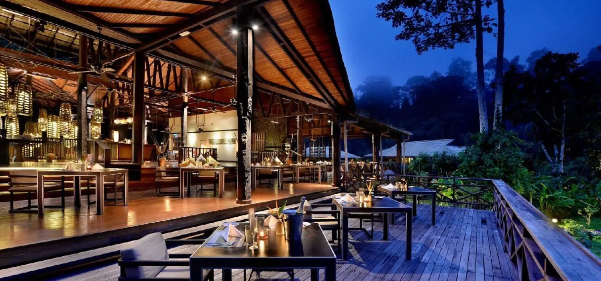 Borneo rainforest lodge