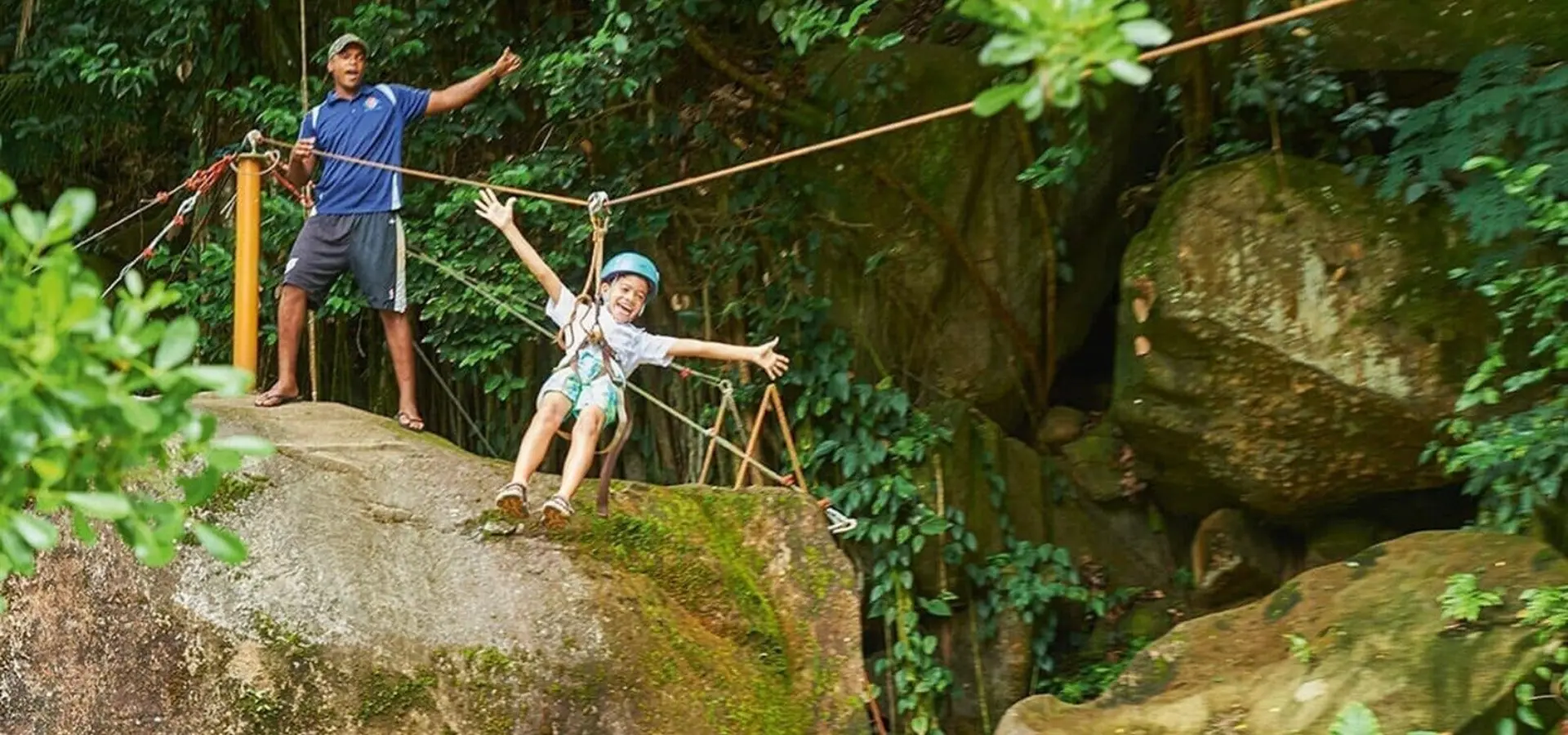 Ziplining