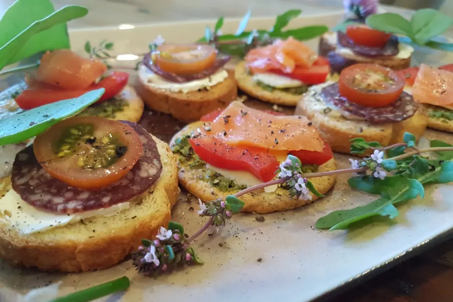 Copper beech wanaka luxury bb canapes01