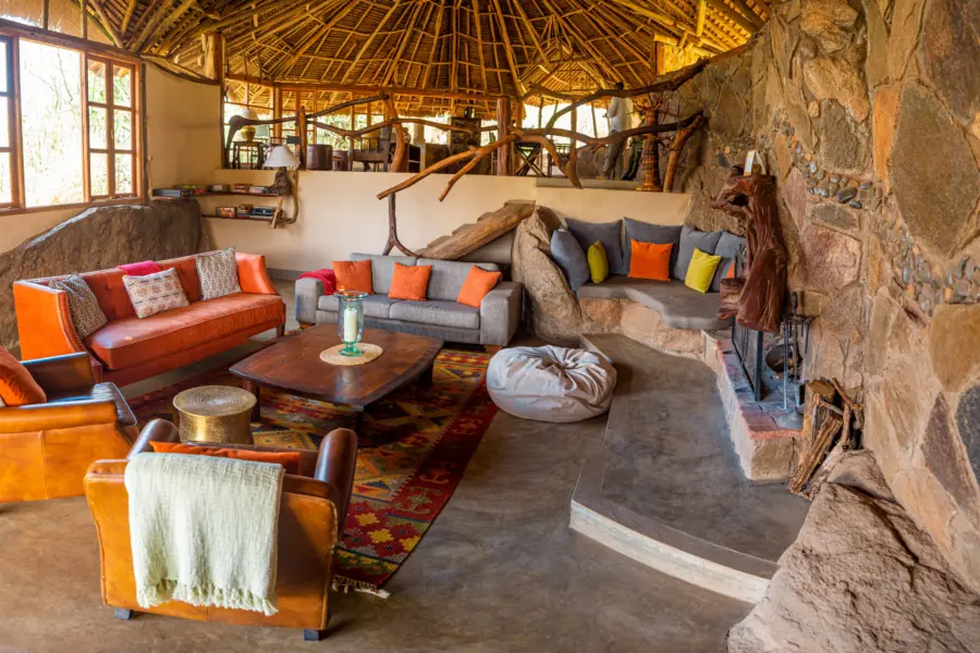 Elewana loisaba starbeds lounge area