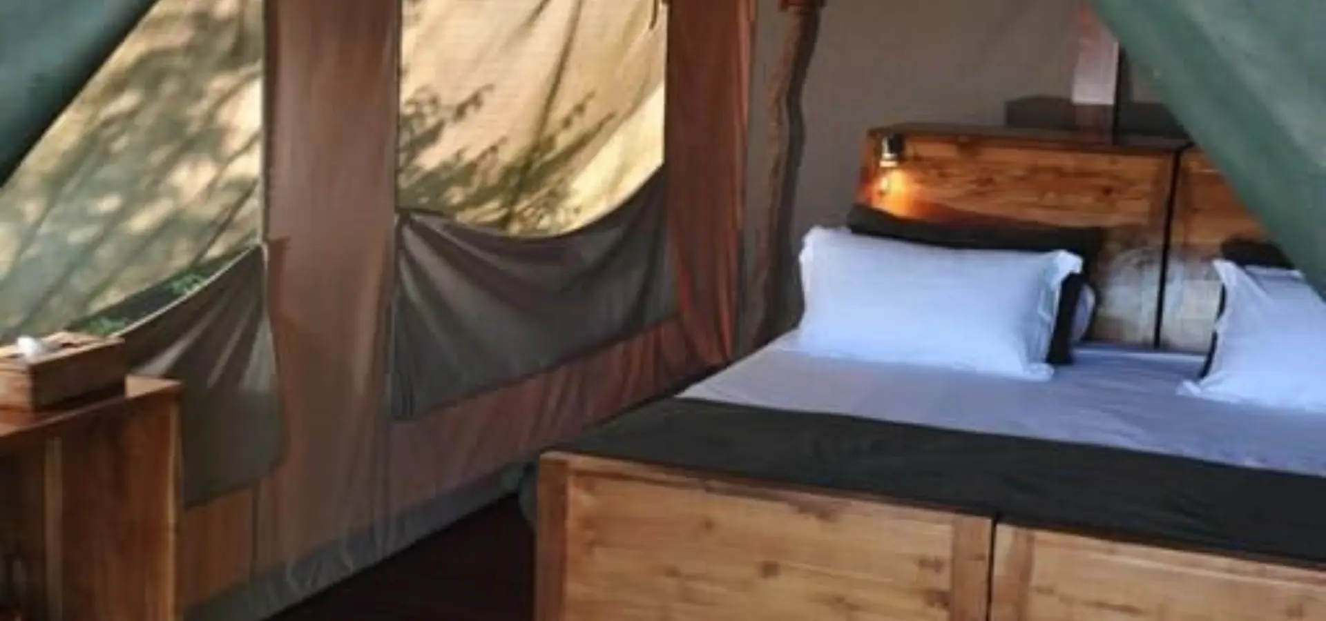 Tent inside