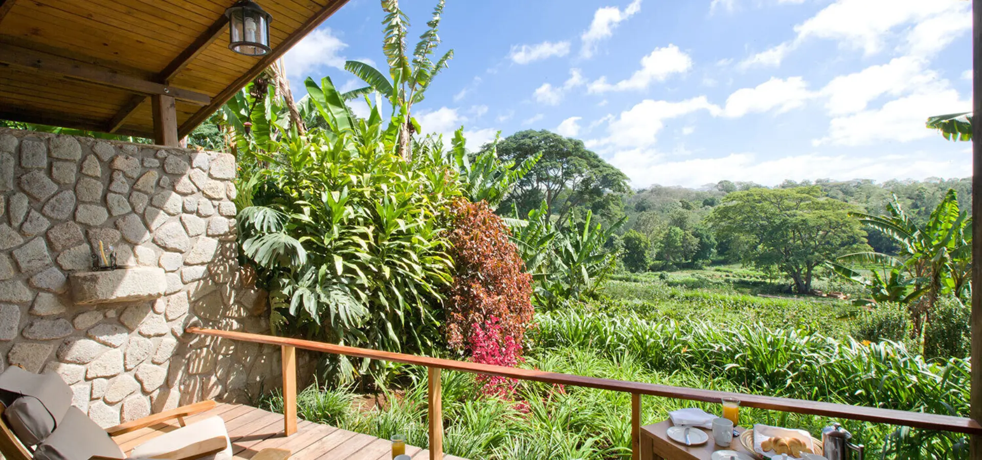 Gibbs Farm cottage verandah views