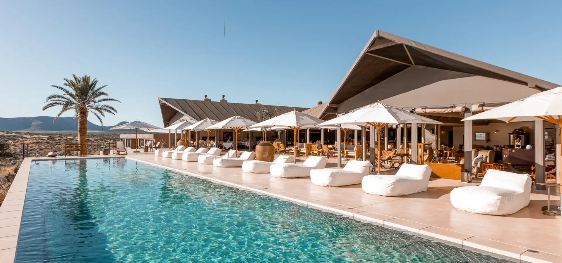 Gmundner lodge pool area outside 54