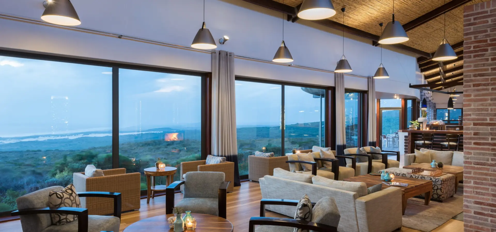 Grootbos forest lodge main lounge area 1