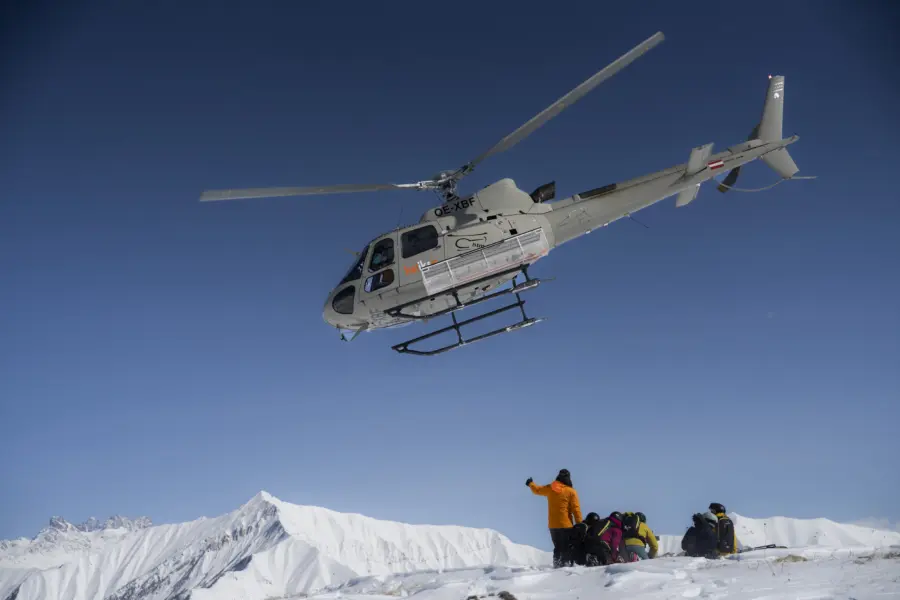 Heli ski 1