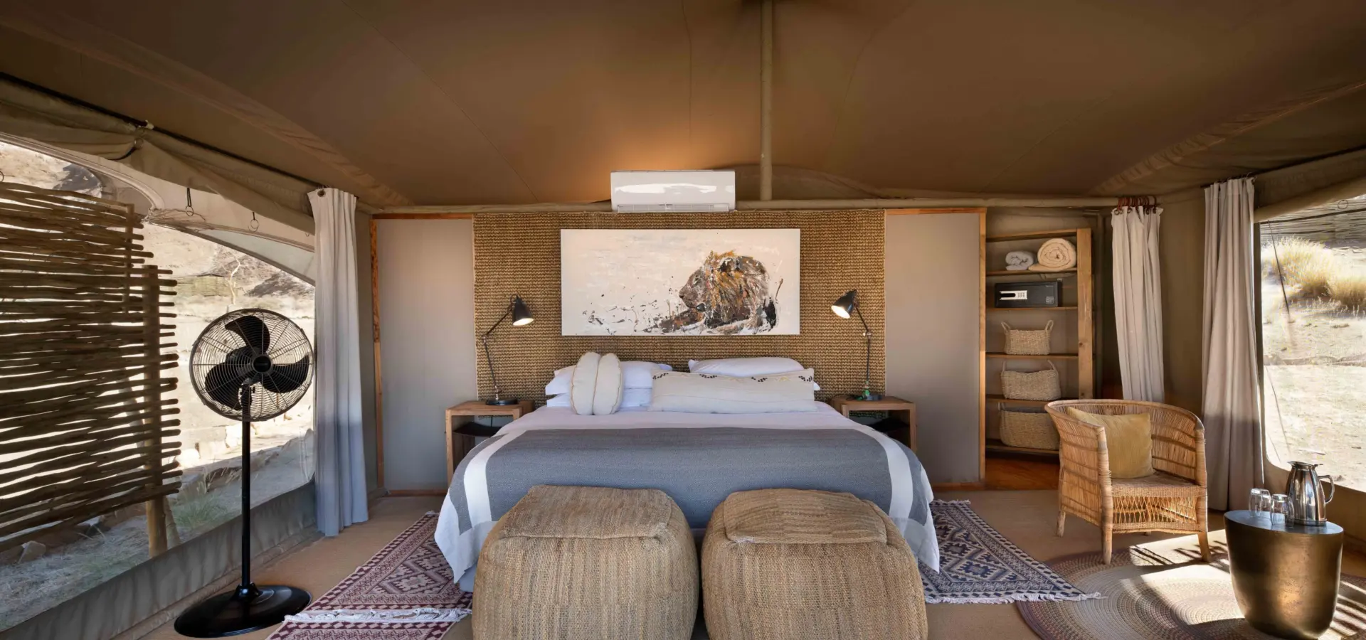 1784802393792 namibia hoanib valley camp guest tent interior 2