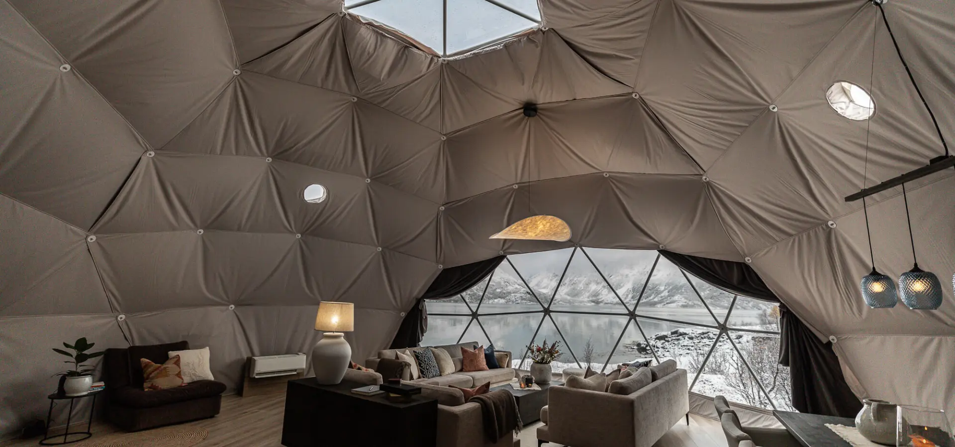 1733324920319 ISBREEN THE GLACIER 10 Skalsatind Double igloo Lounge Photo Credit Katie Farr Photography 4