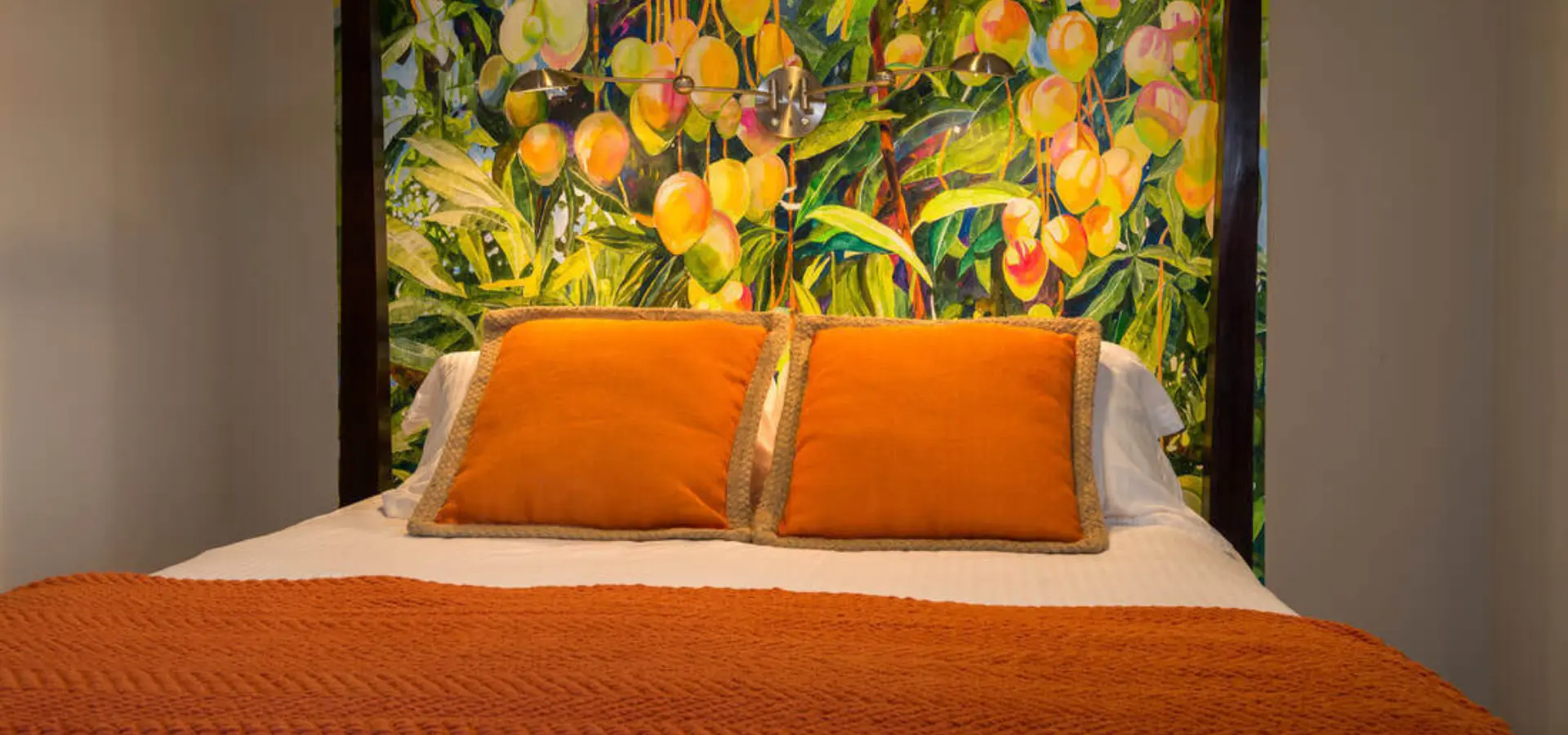 Mango bed and painting orig