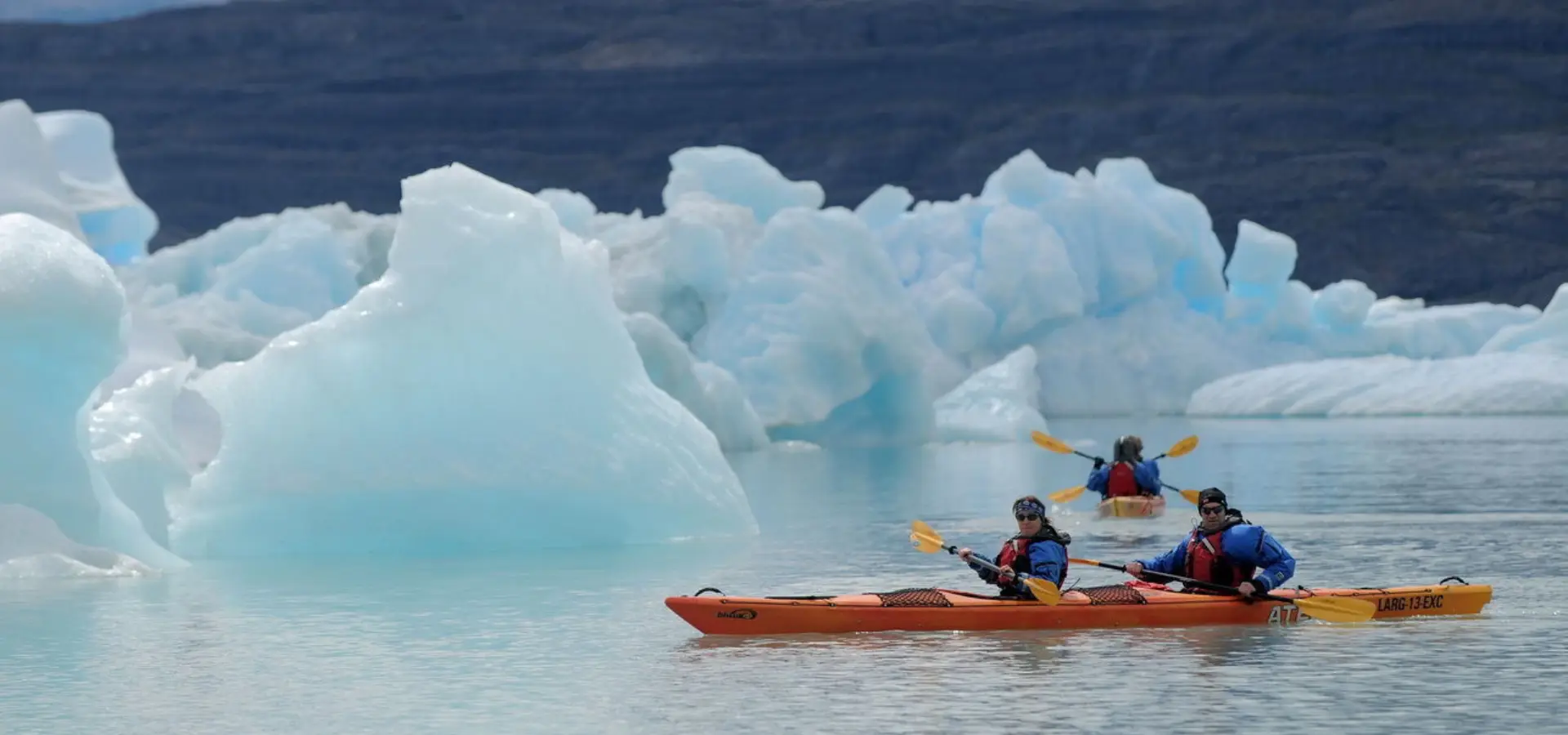 Kayak upsala gletjser