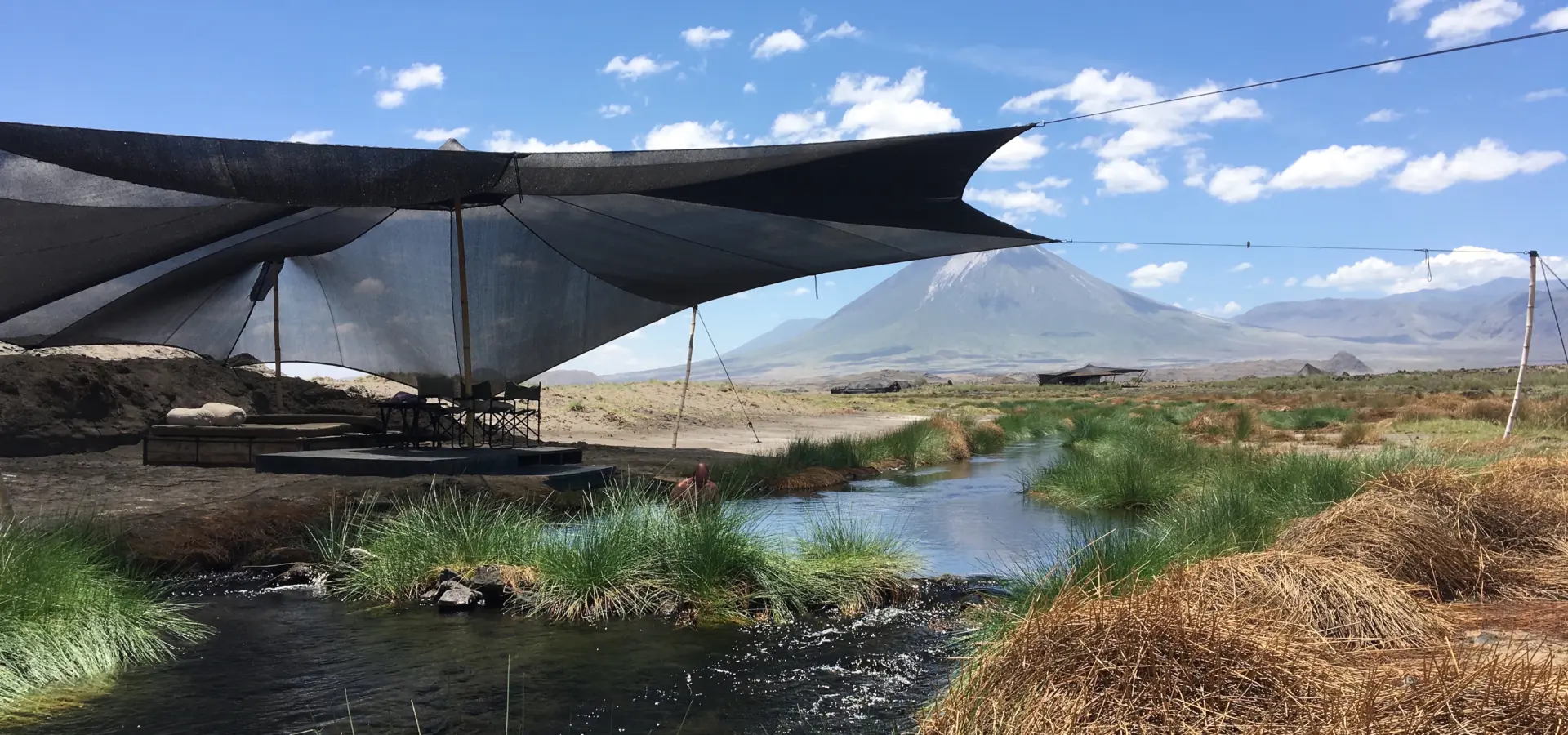 Natural pool at natron