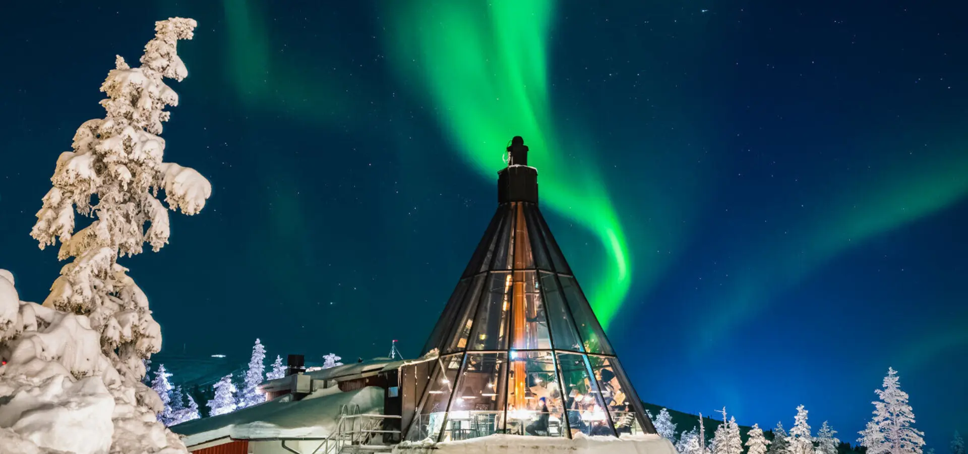 Ravintola aurora sky aurora borealis