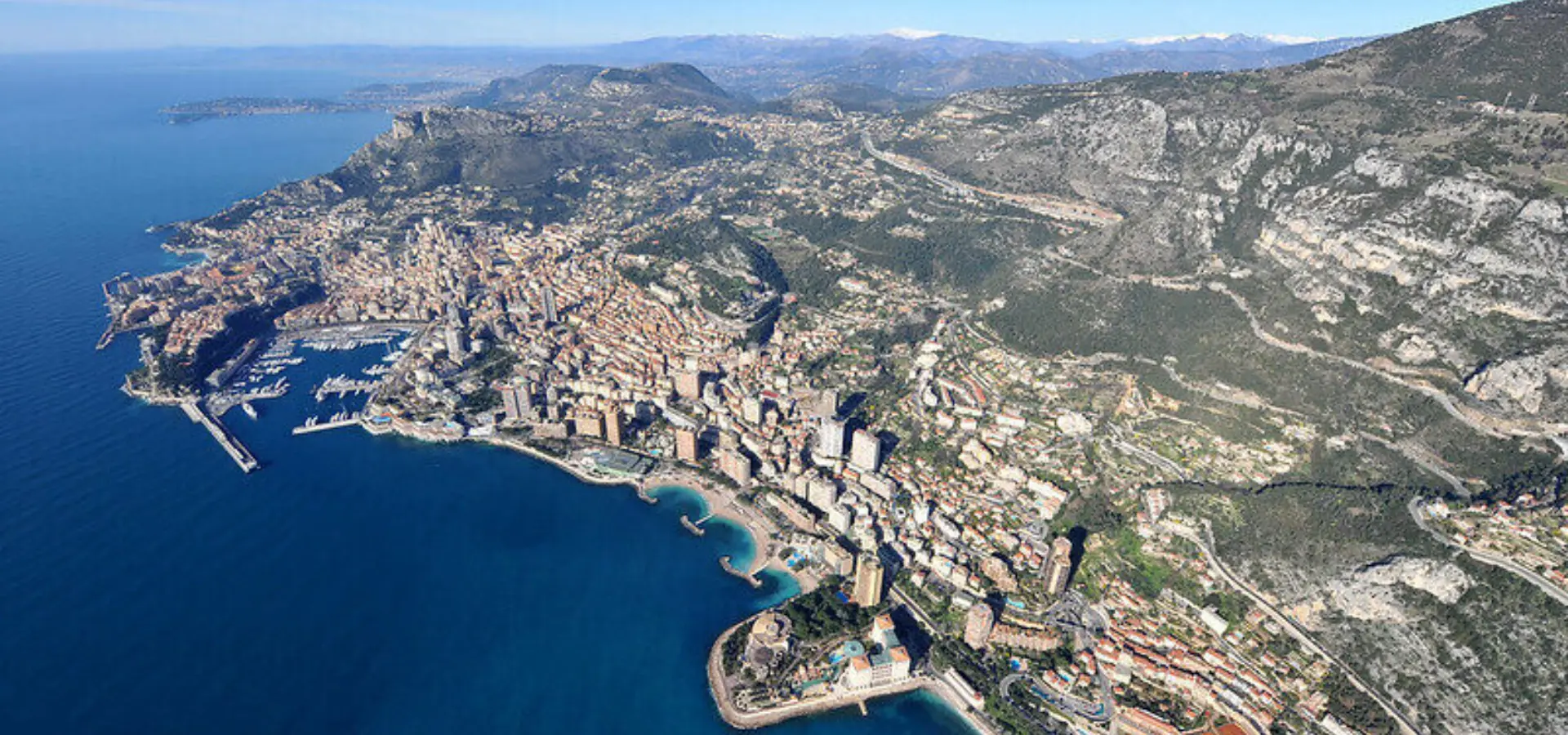 Monaco vanuit de lucht