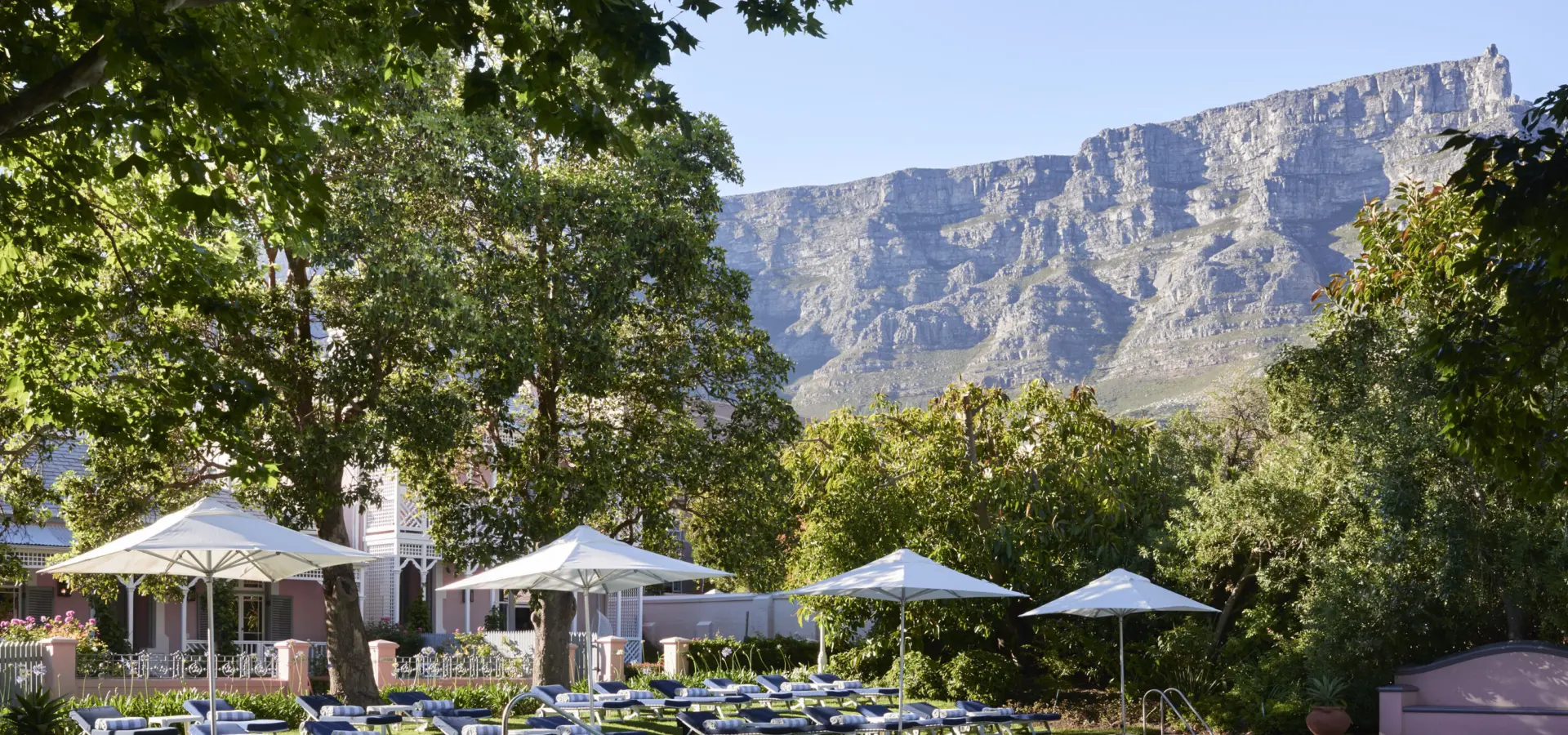 Retouched image telephone wires painted out