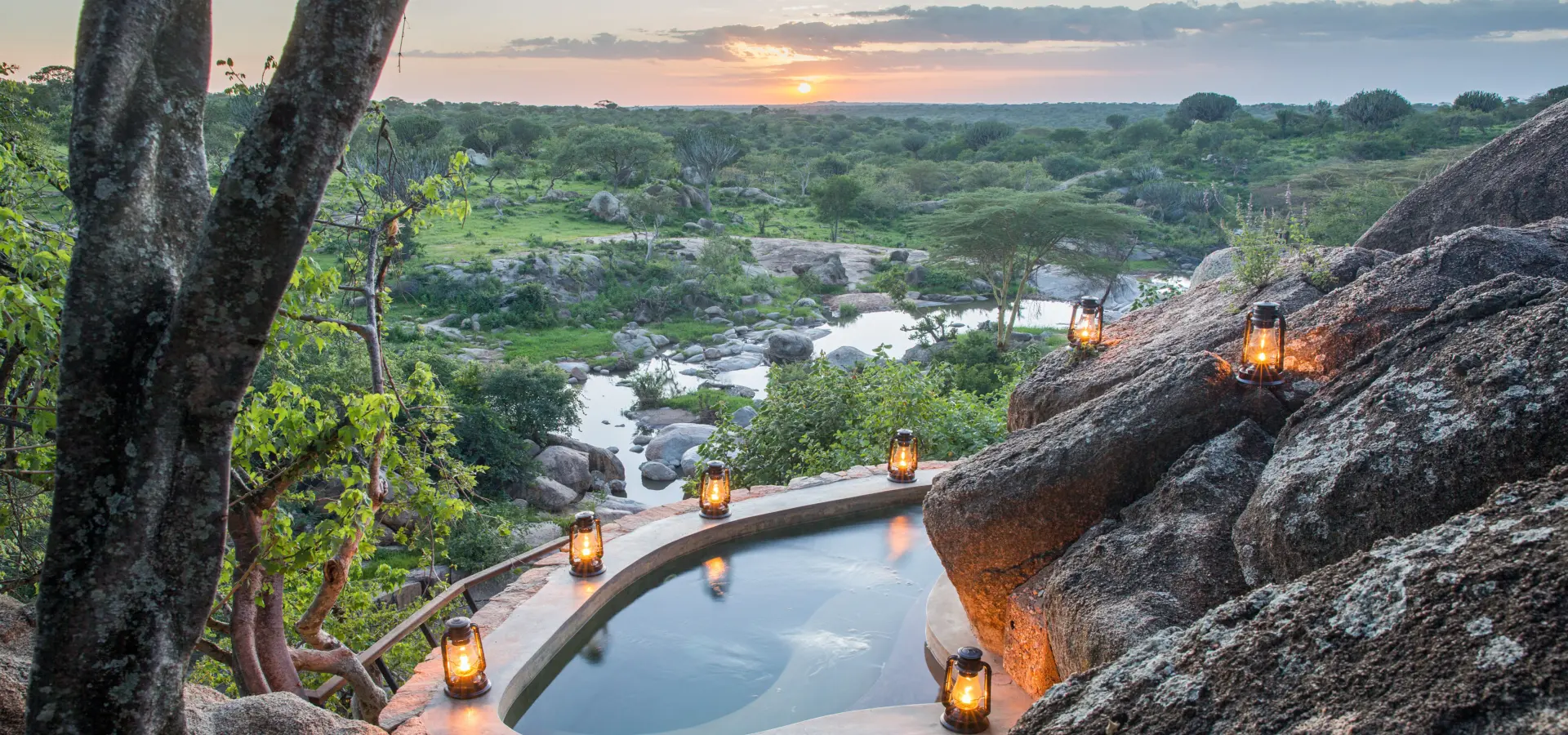 Legendary expeditions mwiba lodge plunge pool