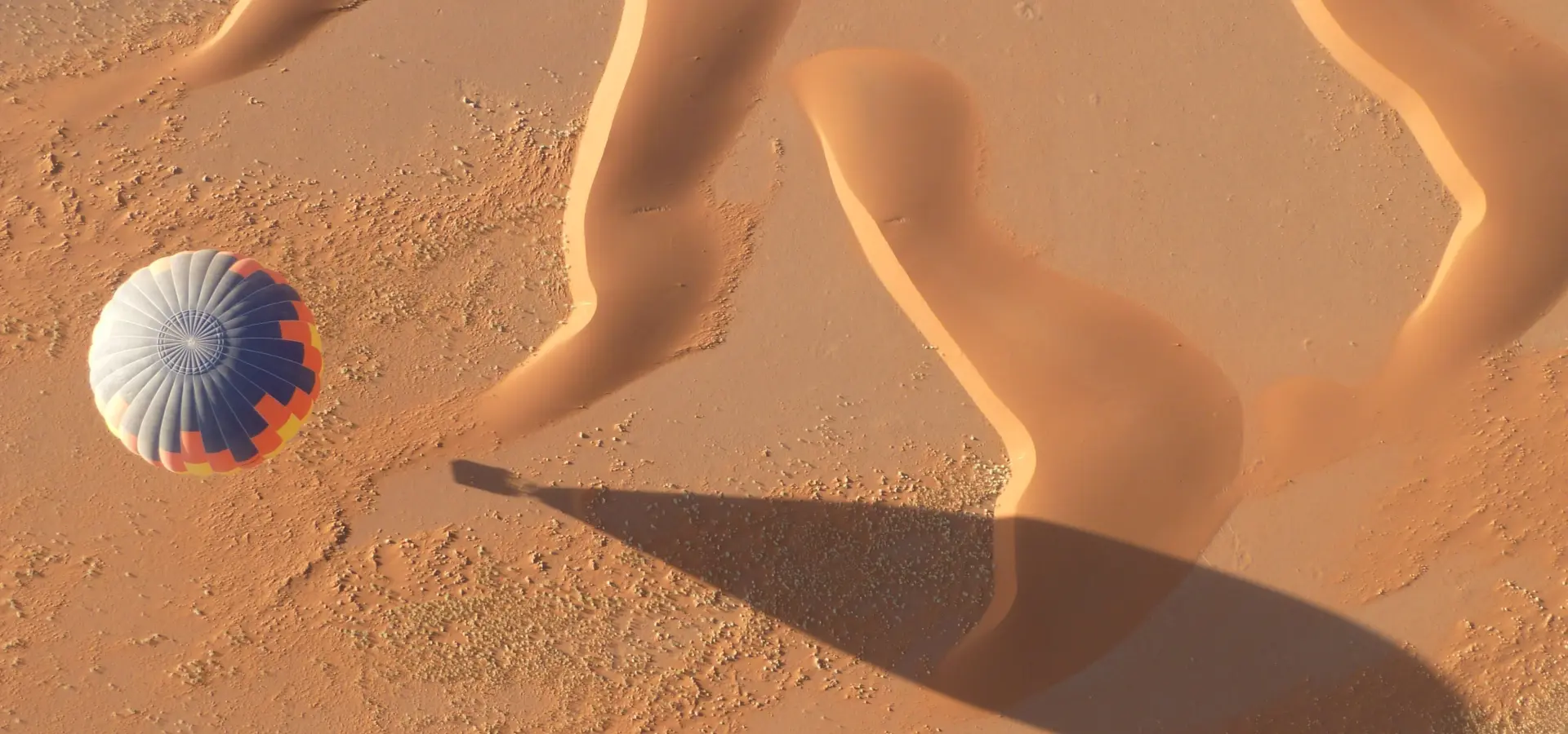 Balloon from above