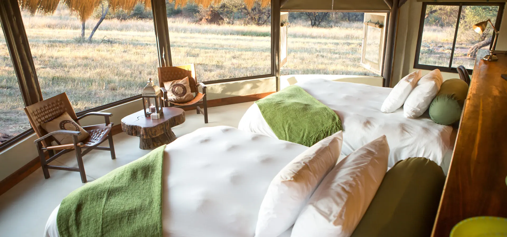 Bush camp room bedroom