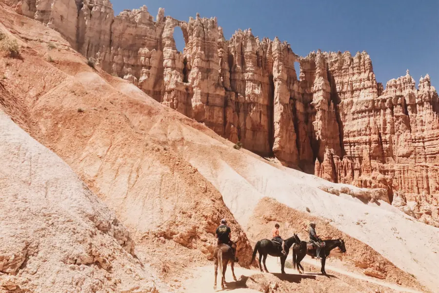 Paardrijden in bryce canyon