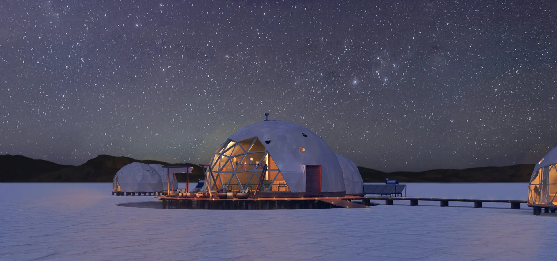 Domo exterior nocturna 4