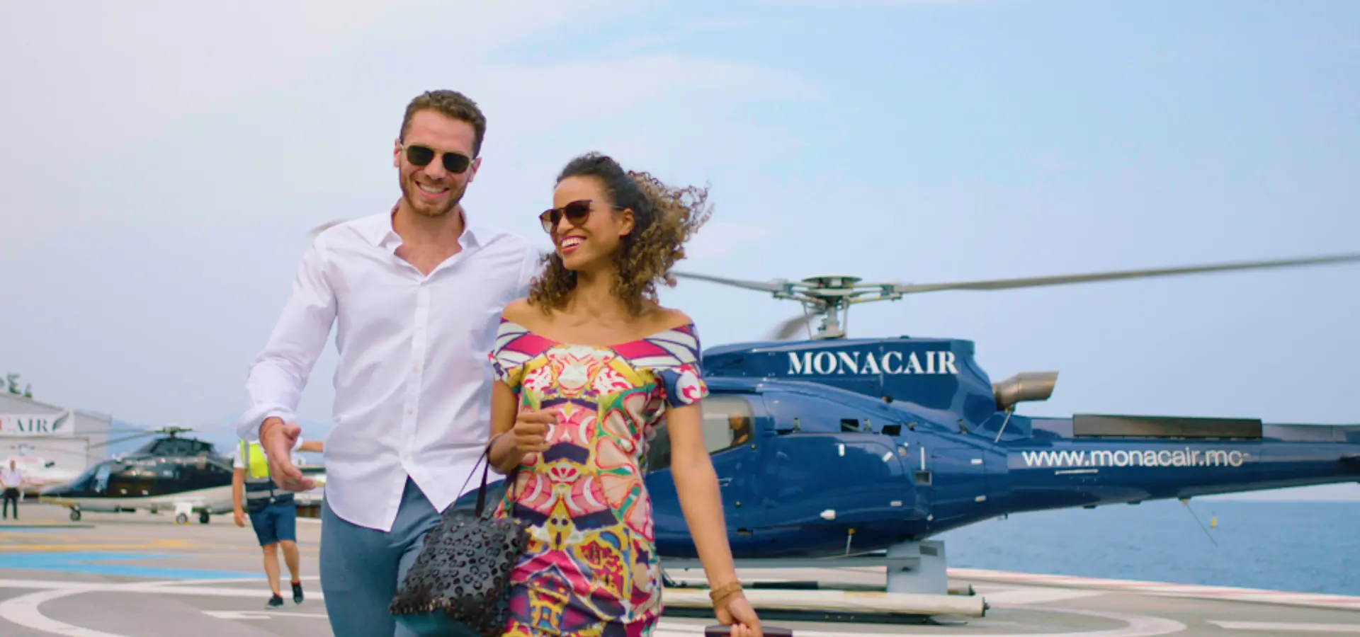 Monacair helikoptervlucht