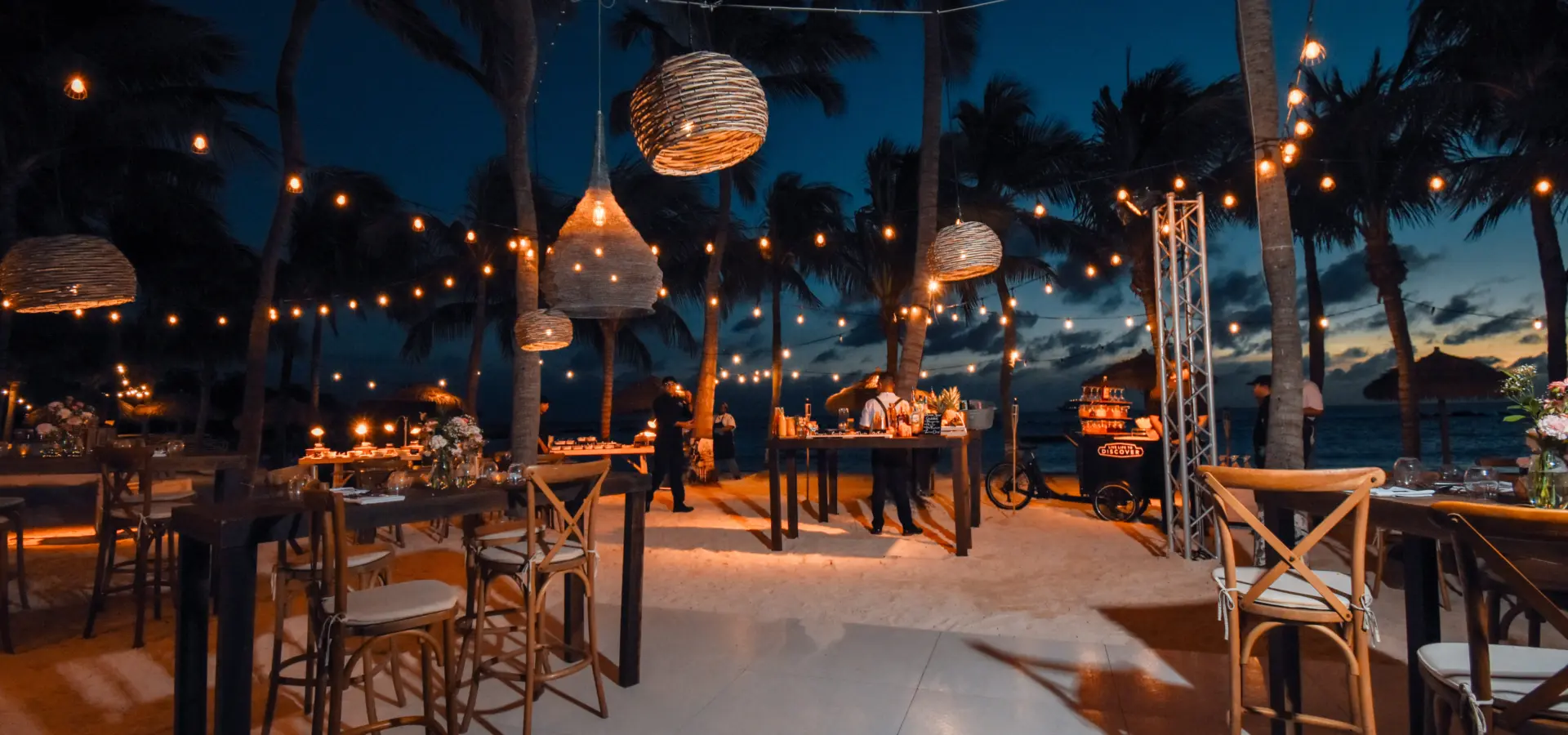 Welcome reception at renaissance island 1