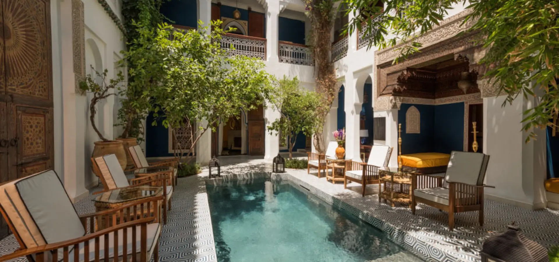 Riad les yeux bleus pool patio large