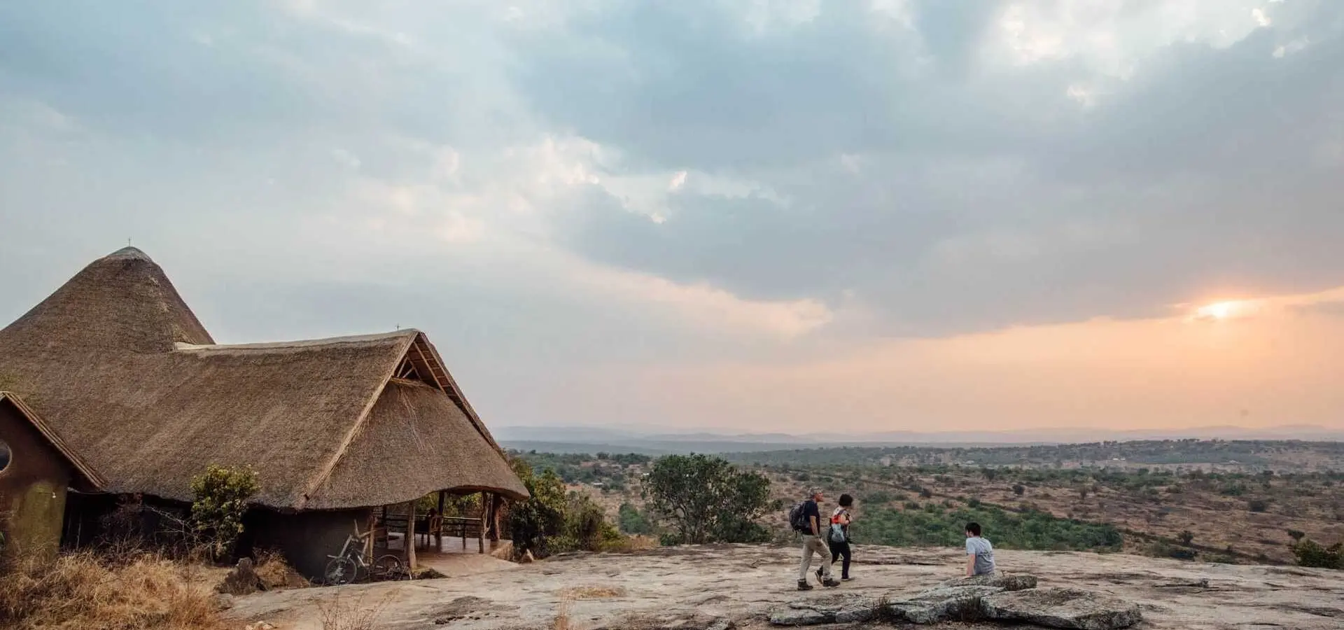 The view over lake mburo