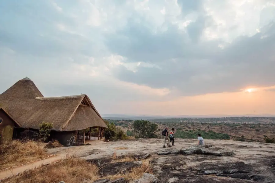 The view over lake mburo
