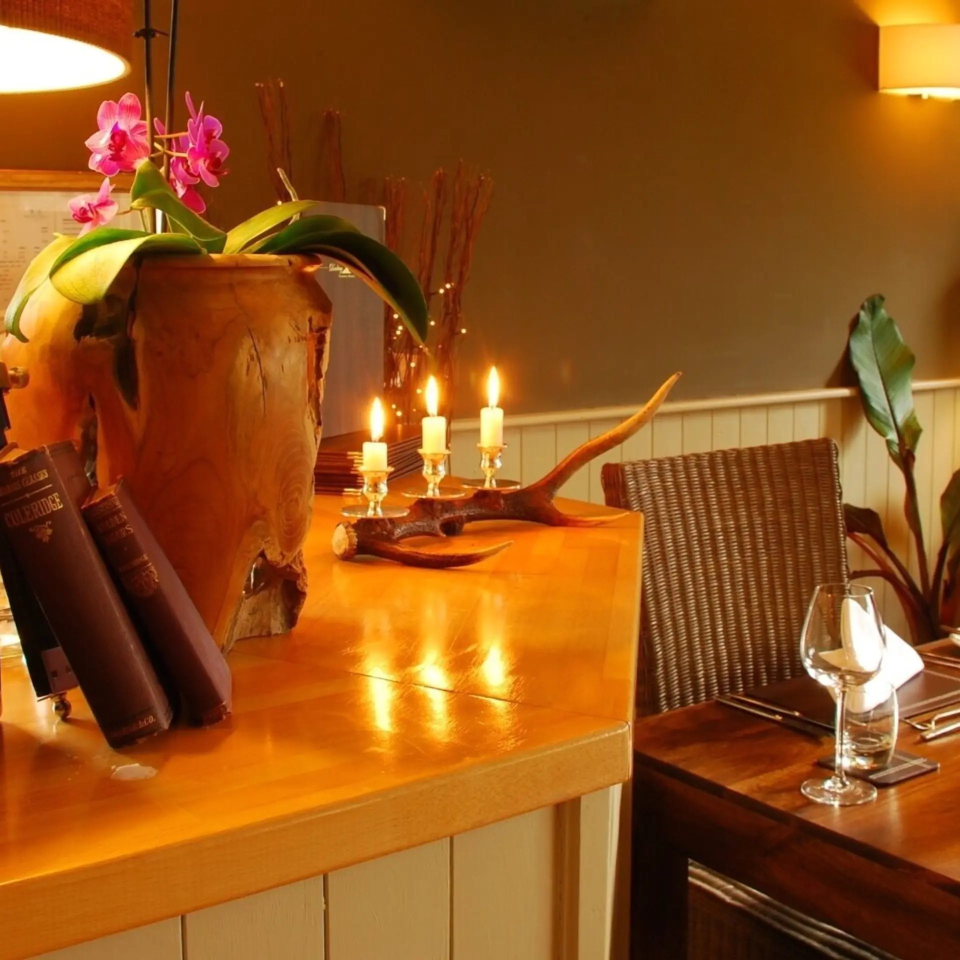 Coleridge restaurant at dunkery beacon country house taken by john so fine to use banner