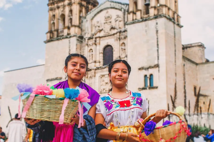 Mexicaanse dames in oaxaca