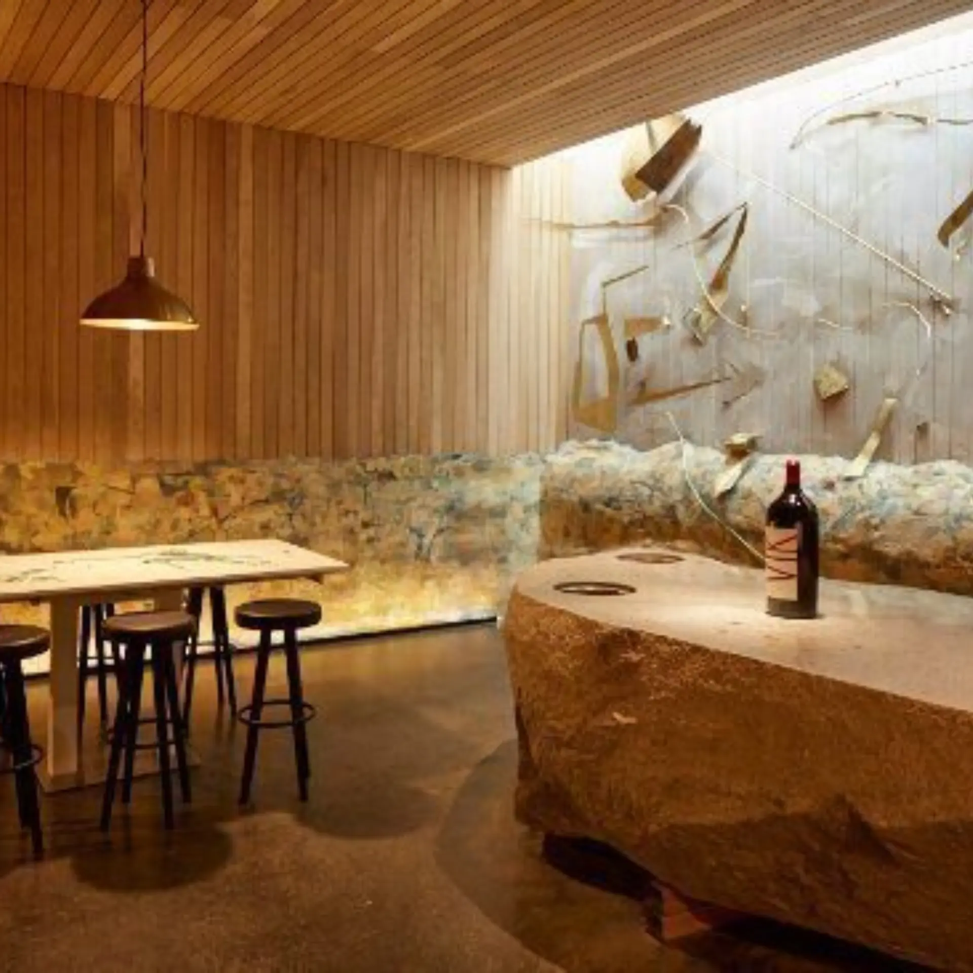 Tasting room at vik winery