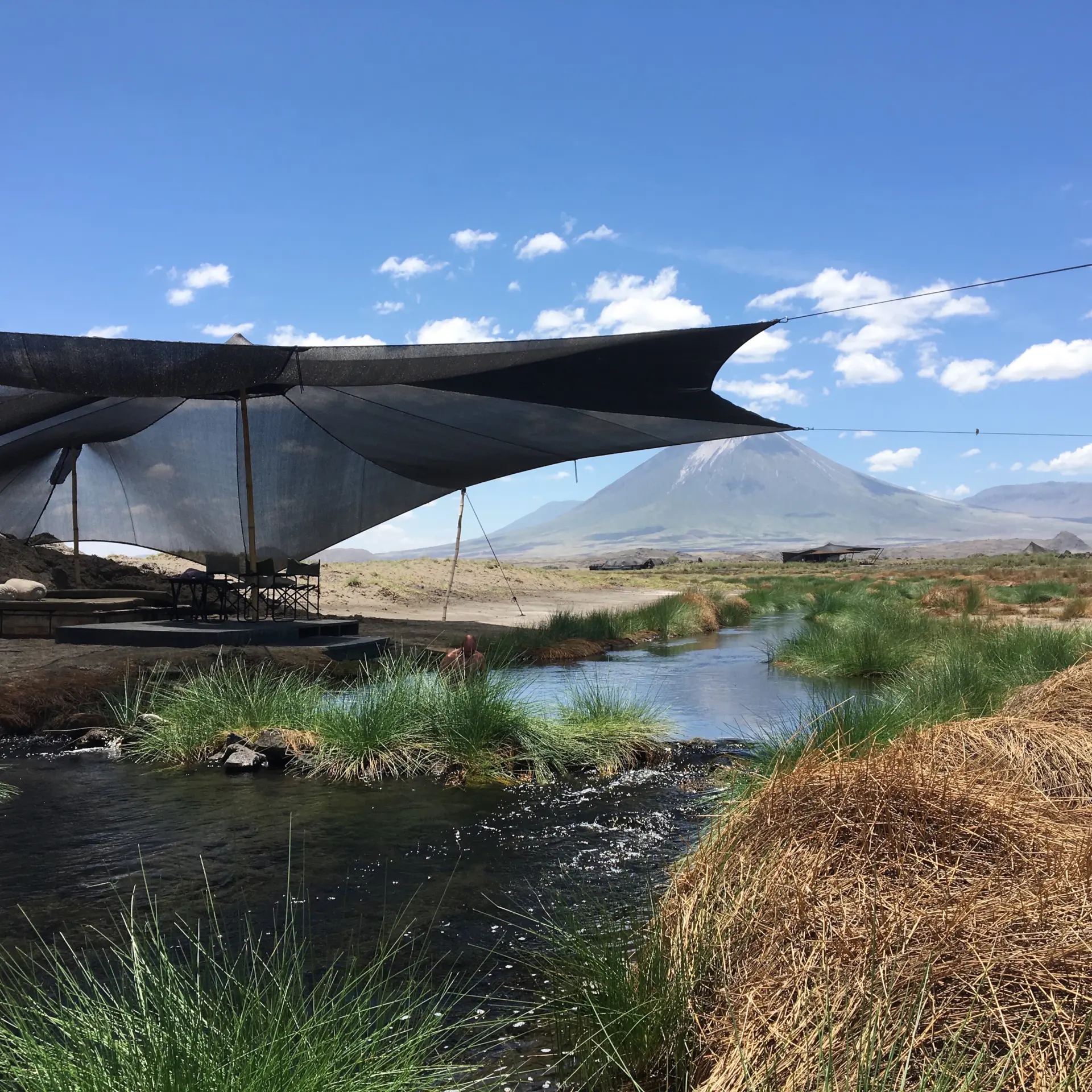 Natural pool at natron