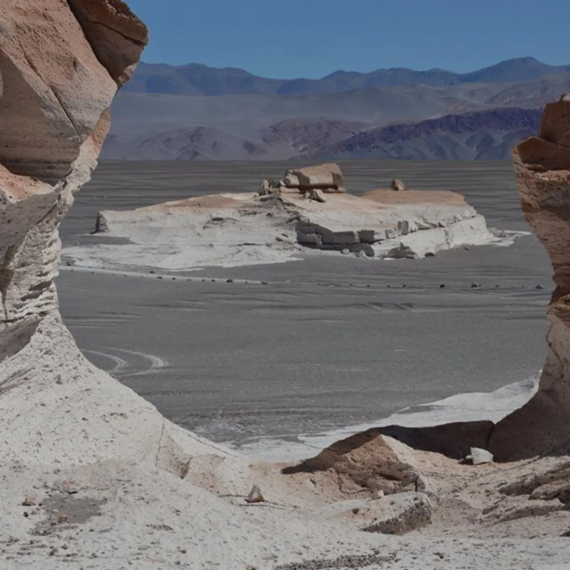 Campo de piedra pomez