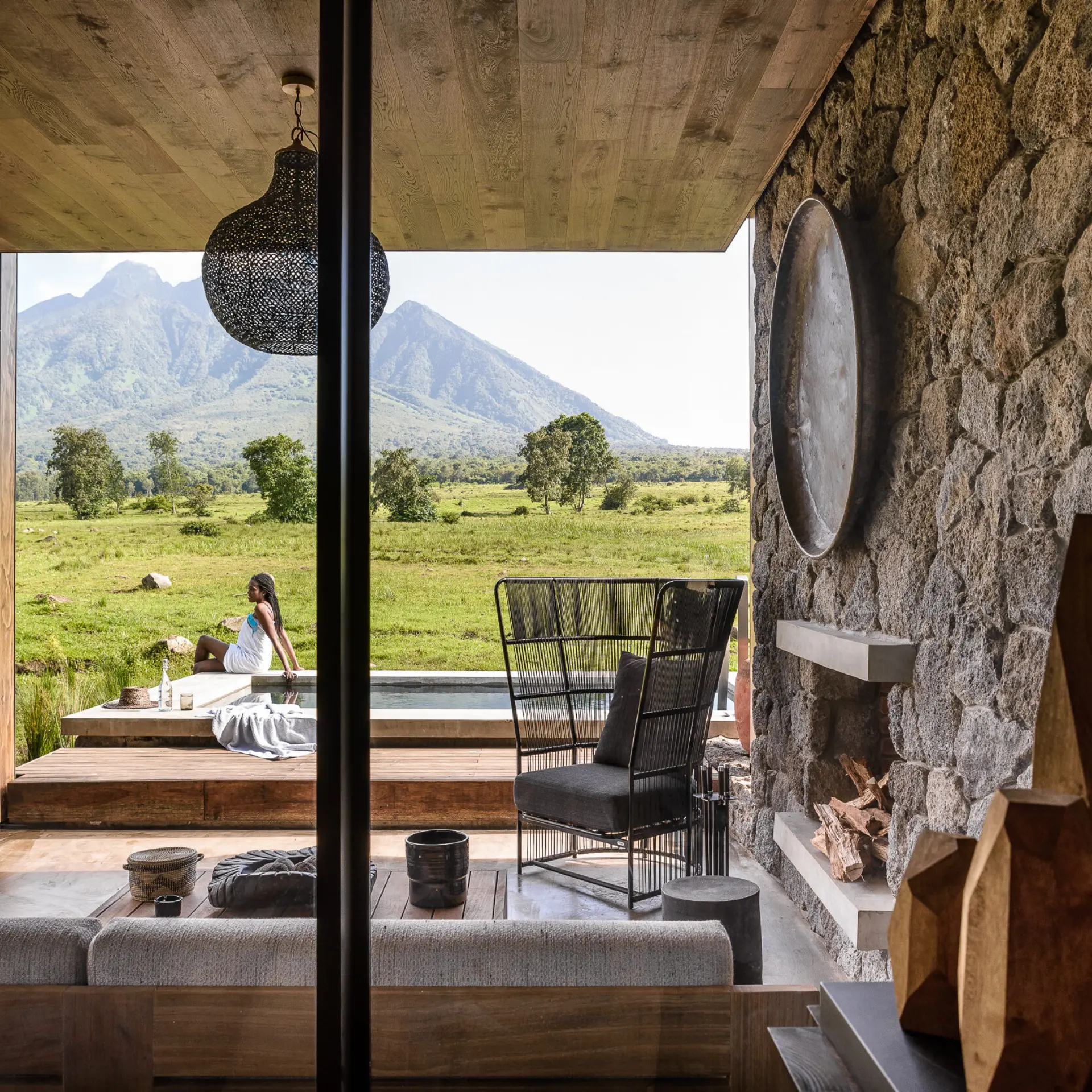 Singita kwitonda lodge plunge pool