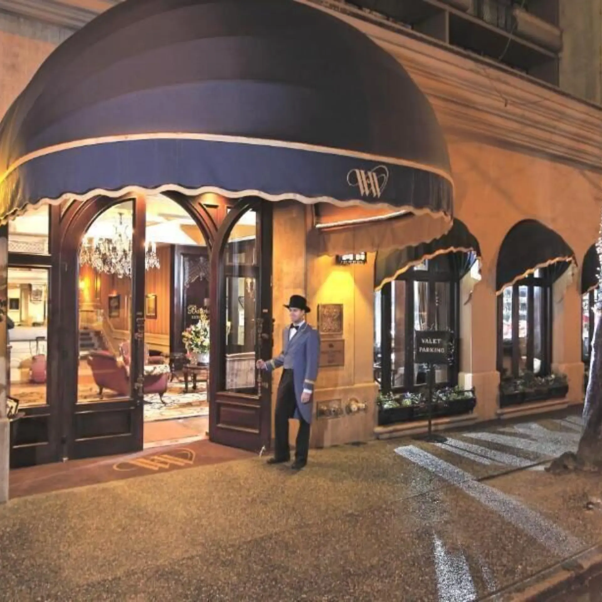 Wedgewood hotel spa entrance