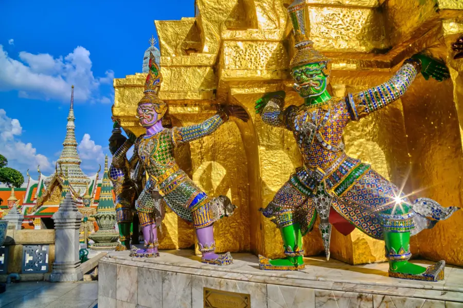 Avila reizen thailand bangkok beelden bij paleis