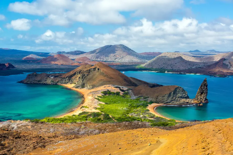 Stranden op bartolame island