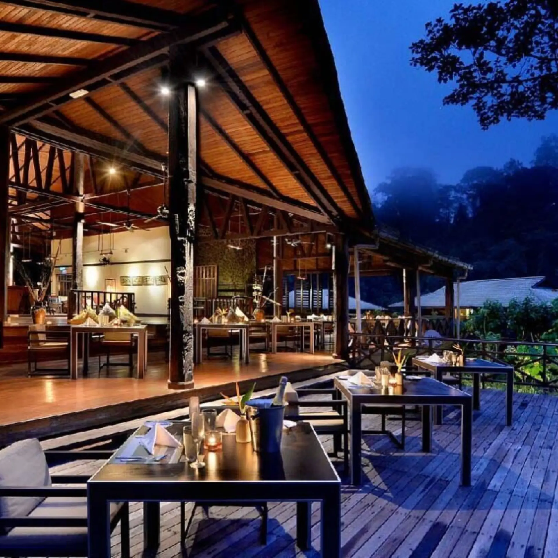 Borneo rainforest lodge