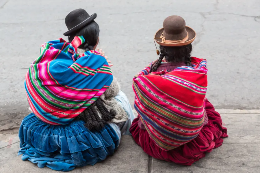 Traditionele kleding peruvianen