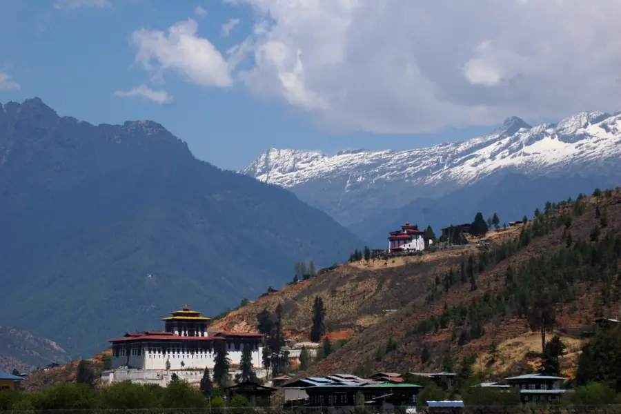 Paro dzong en watchtower