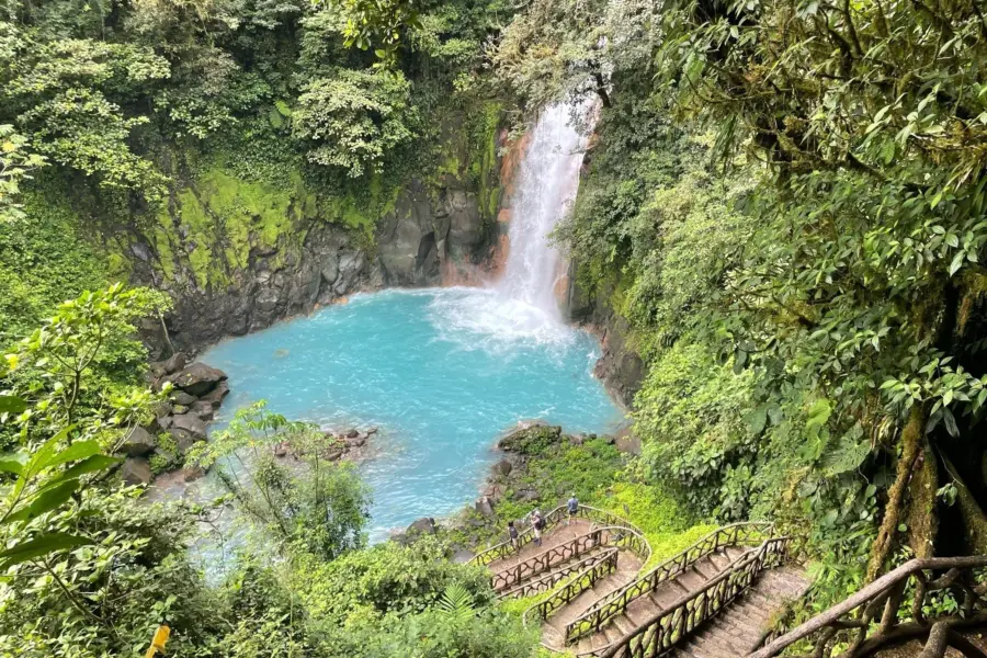 Rio celeste waterfall