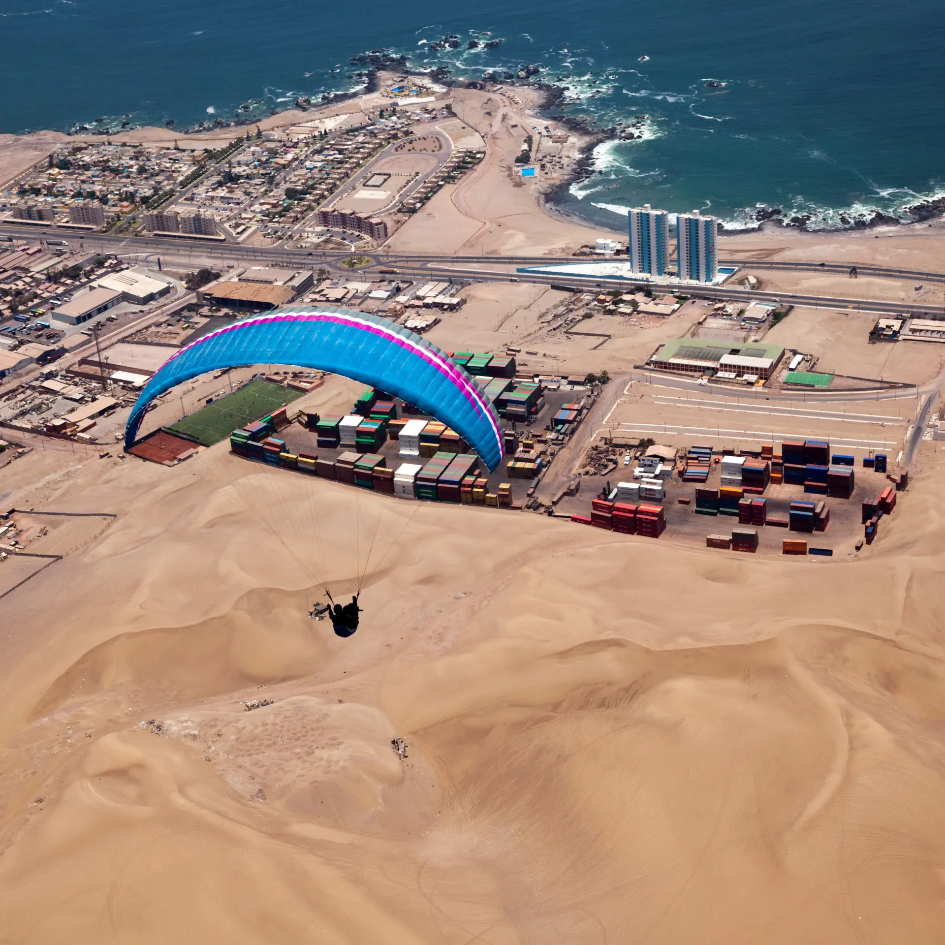 Paragliden in iquique