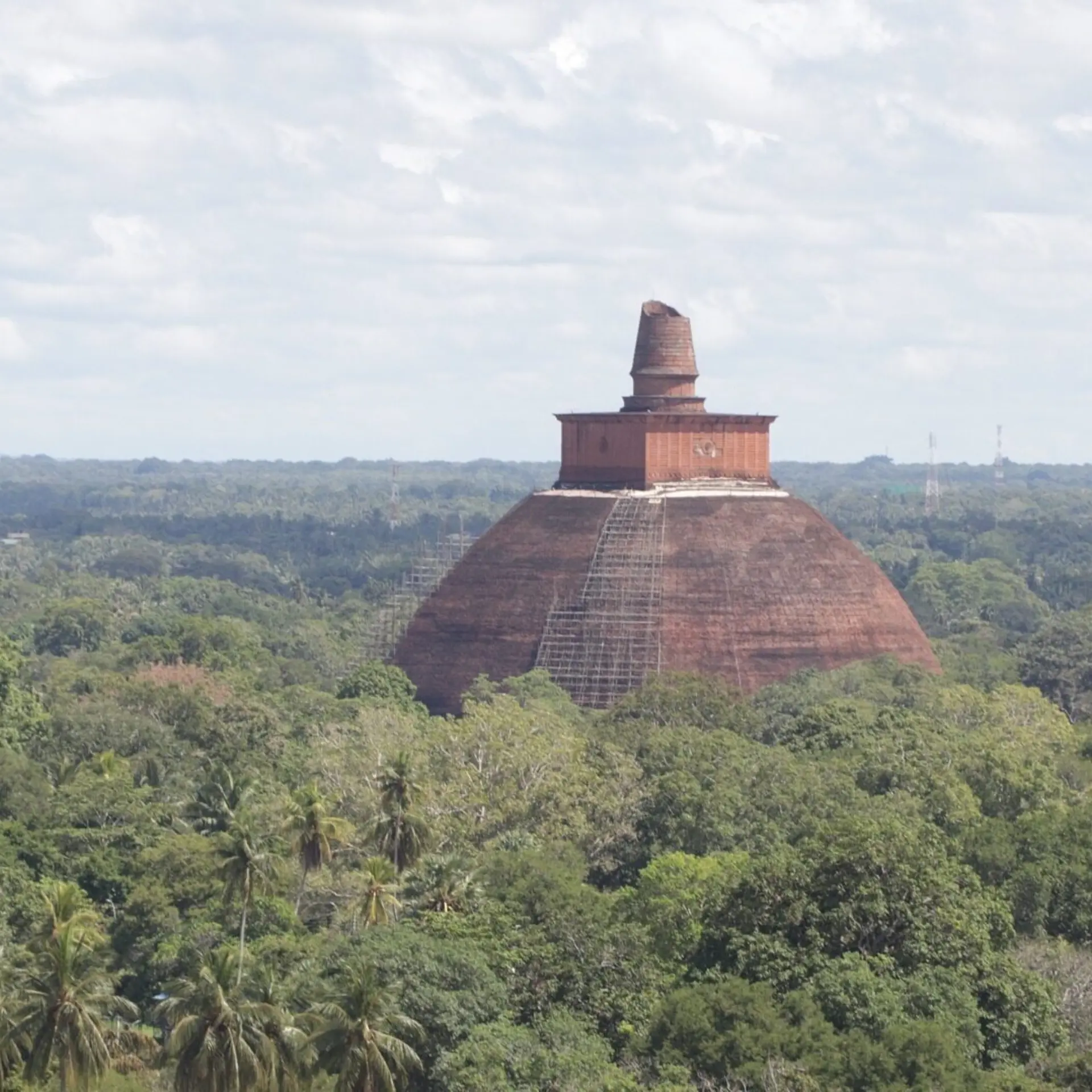 Anuradhapura grootste stoepa