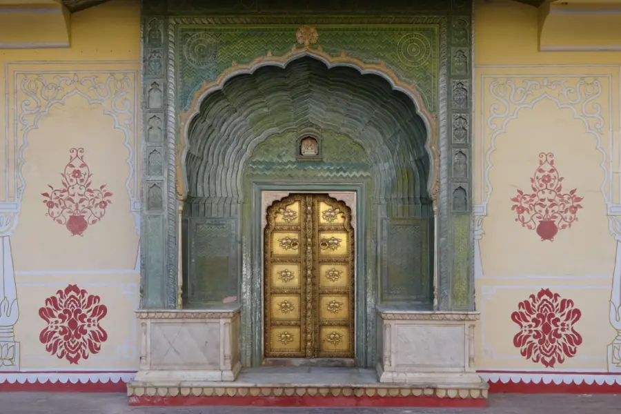 India jaipur koninklijk paleis entree