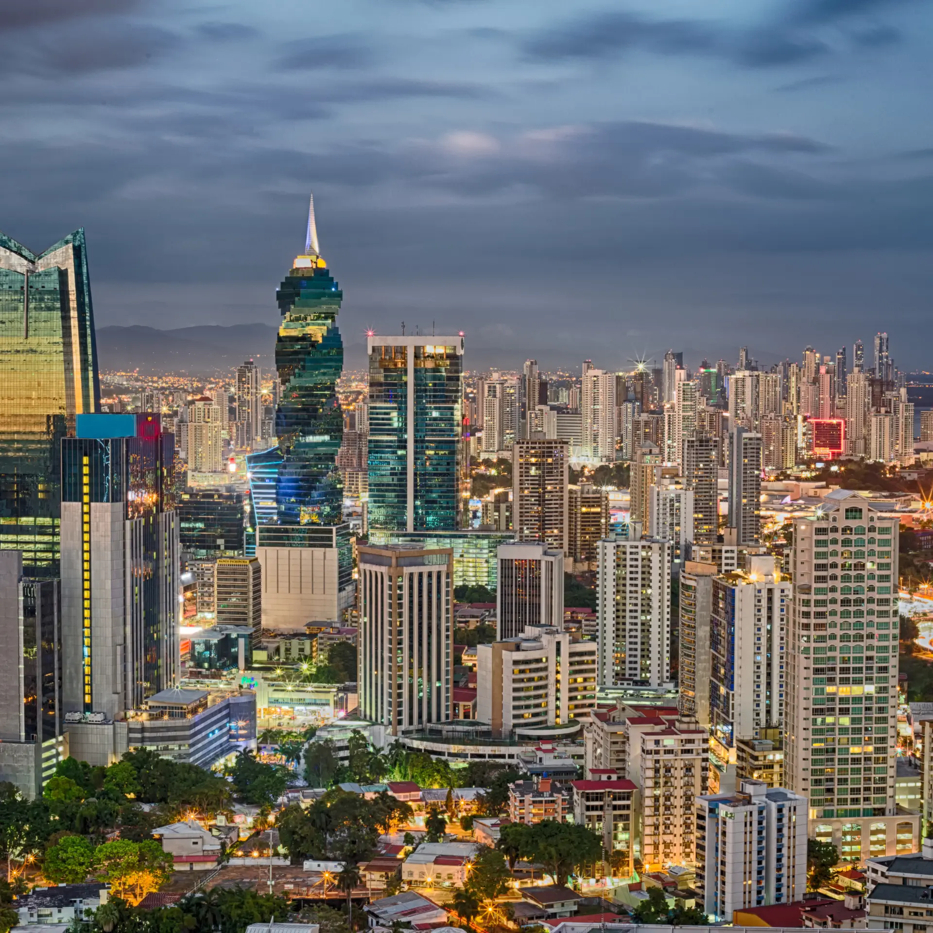 Panama city skyline