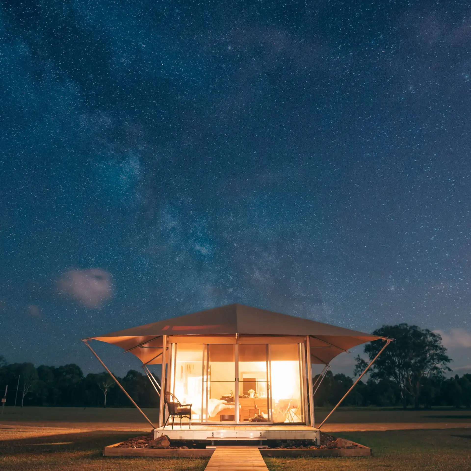 Night glamping credit visitnoosa photobohemian 5