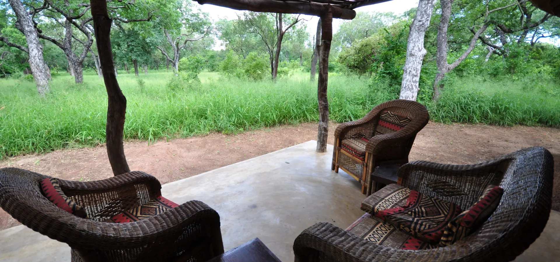 Outside over looking the water hole