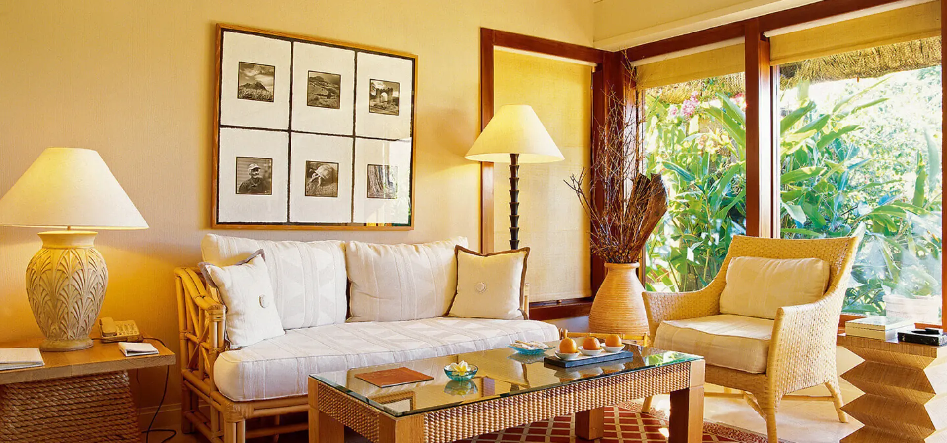 Luxury villa with garden hero