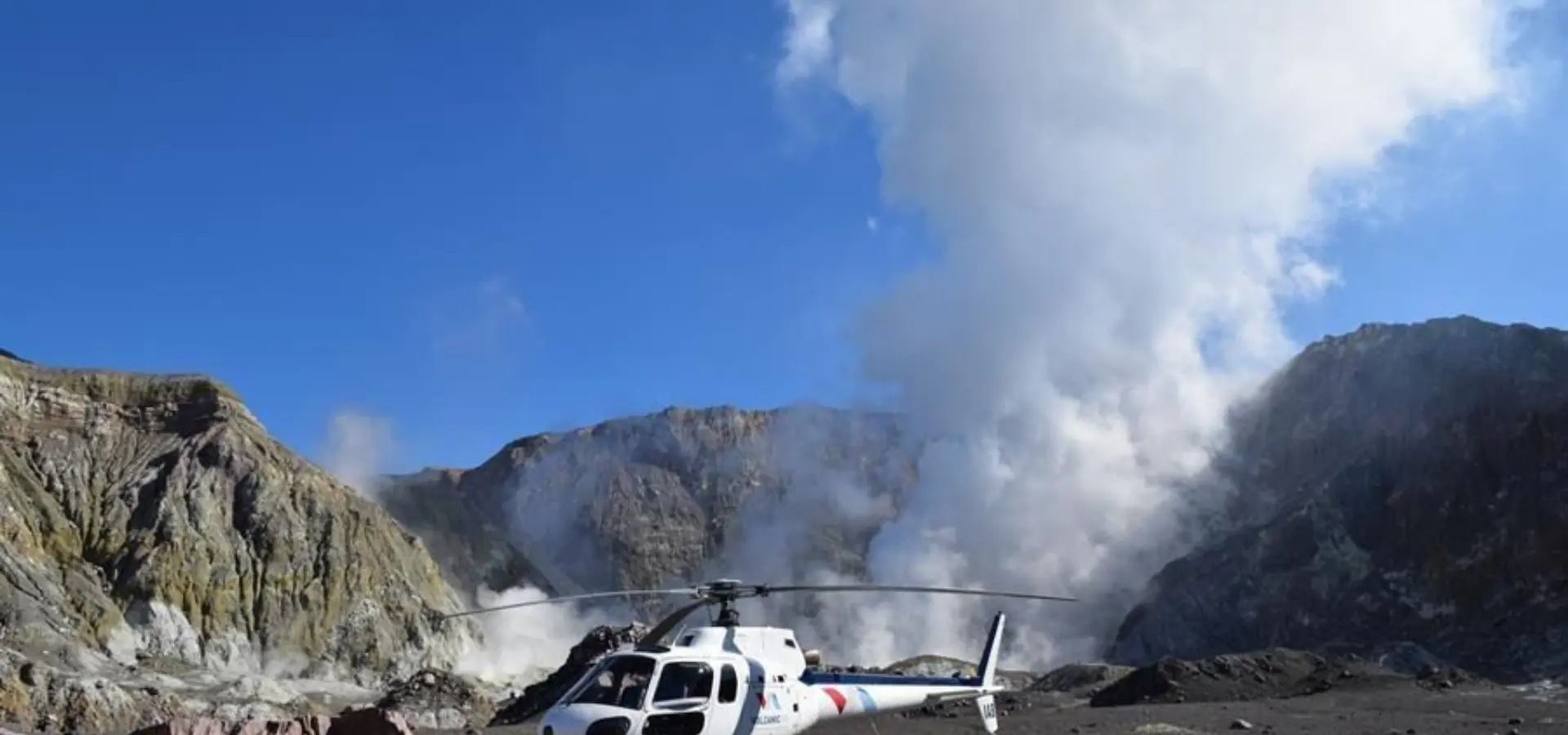 6 passenger heli on white island