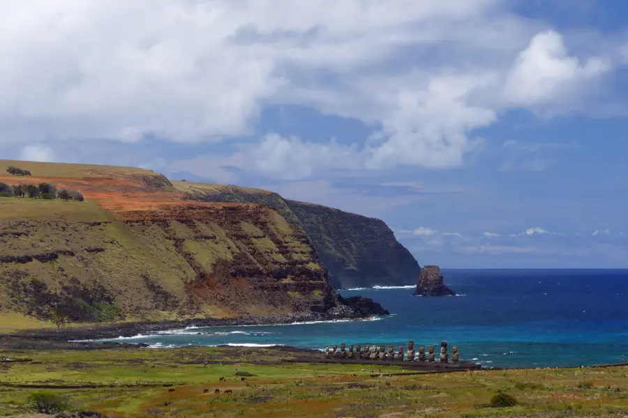 De roo paaseiland ahu tongariki